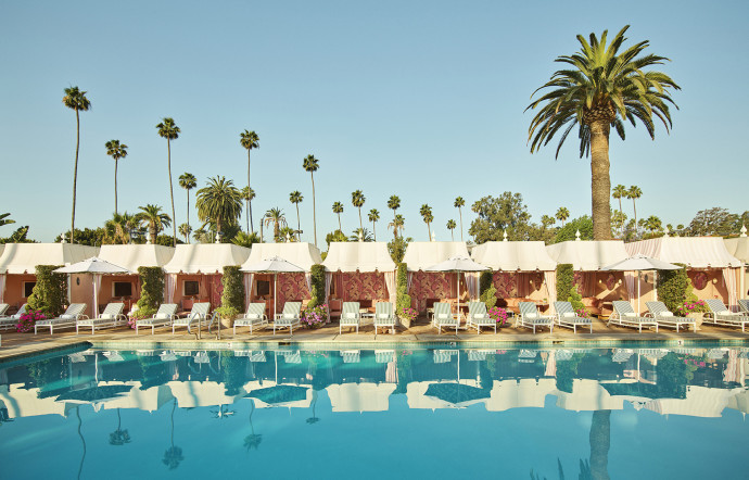 La piscine du Beverly Hills Hotel est elle aussi un lieu mythique.