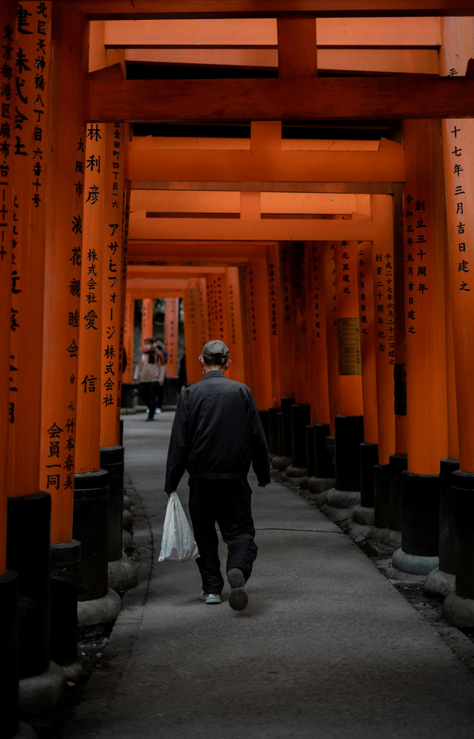 Le sanctuaire de Fushimi Inari.