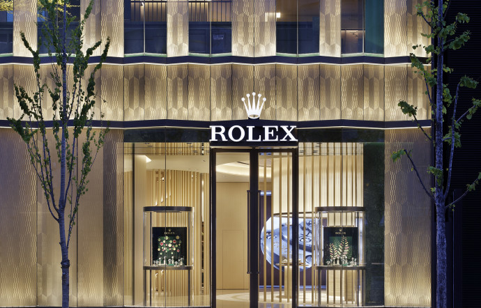 tour rolex tokyo quartier de ginza au japon architecte gwenael nicolas