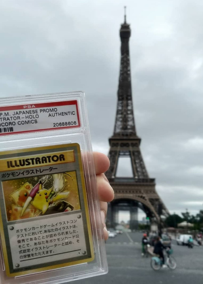 La « Pikachu Illustrator », le graal des cartes Pokémon, qui bat tous les records de vente.