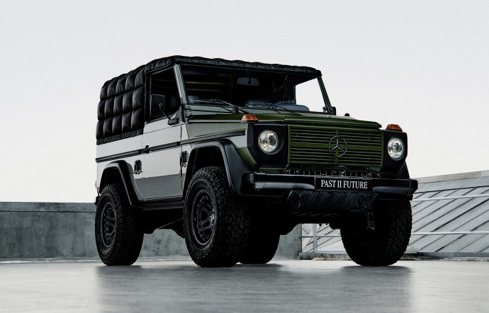 Mercedes-Benz x Moncler by NIGO collaboration presents the art piece "Project Mercedes-Benz G-Class Past II Future