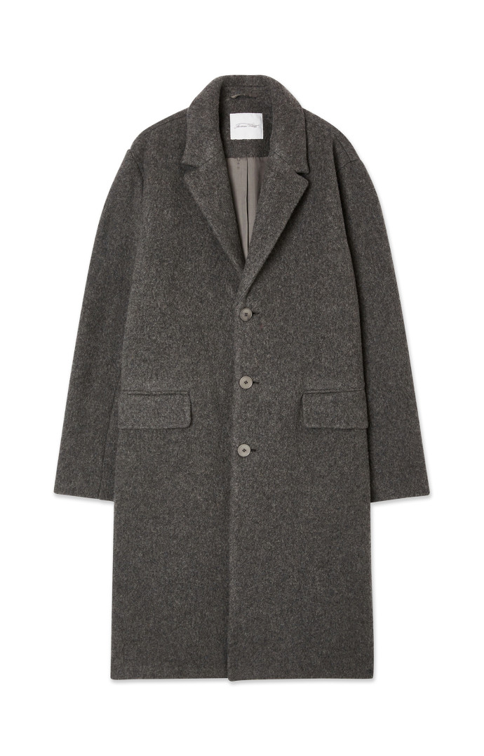 manteau american vintage gris