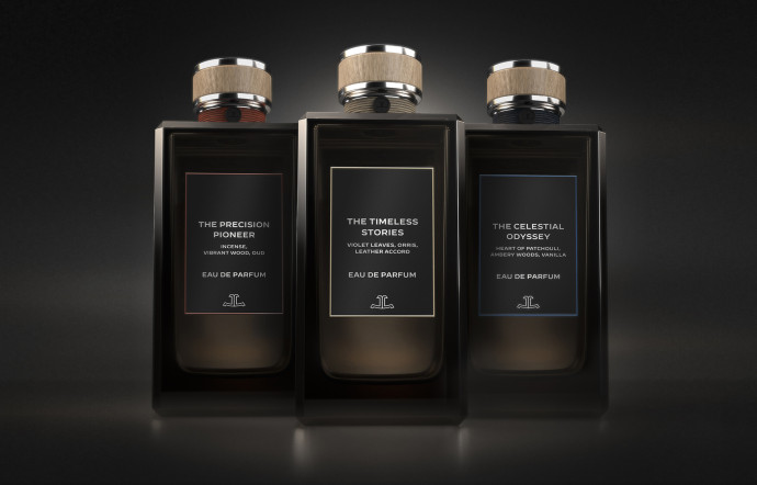 Le trio de parfums reprends les codes de la Reverso.