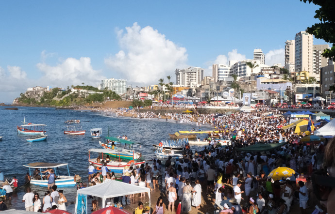 salvador de bahia brésil reportage carnaval yemanja
