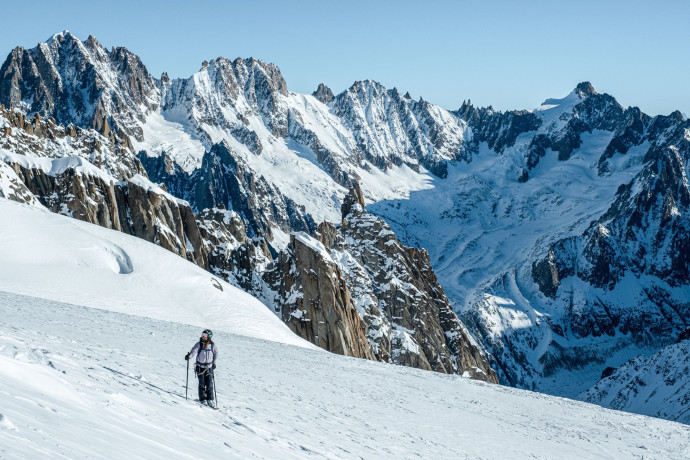 Les montagnes de Chamonix.