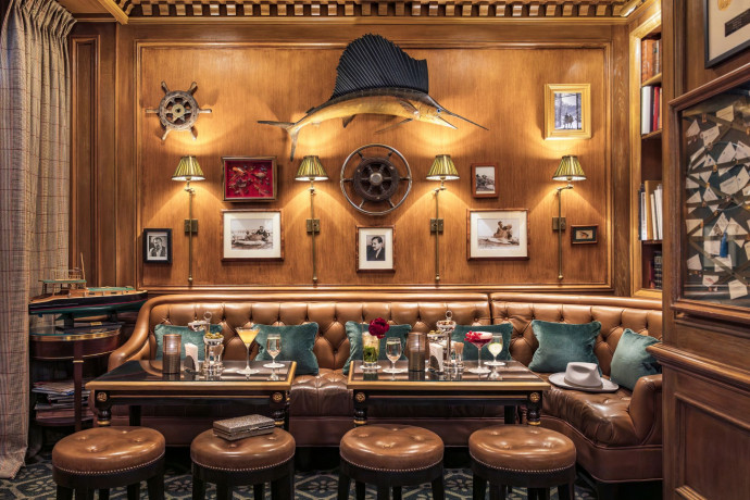 Le bar Hemingway du Ritz Paris.