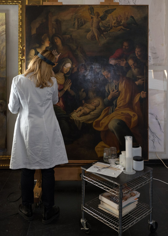 Les hôtes de l’Eden peuvent accéder, à l’issue d’une excursion exclusive, à l’atelier de restauration d’art Merlini Storti.