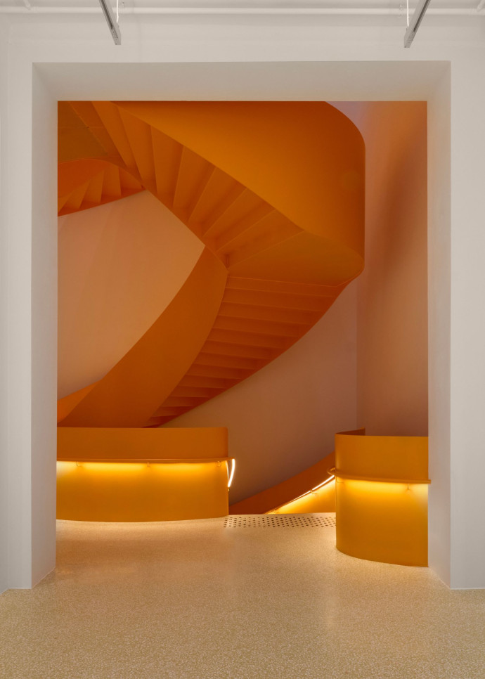 L’architecture intérieur du PoMo fait écho au folklore nordique.