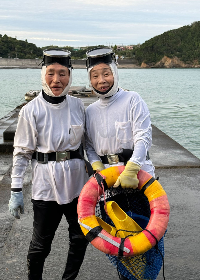 Portrait des kachido ama, sur la péninsule de Kii au Japon.