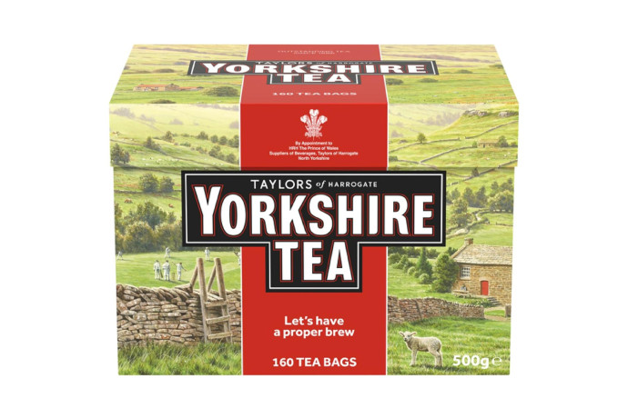 Un paquet de Yorkshire Tea.
