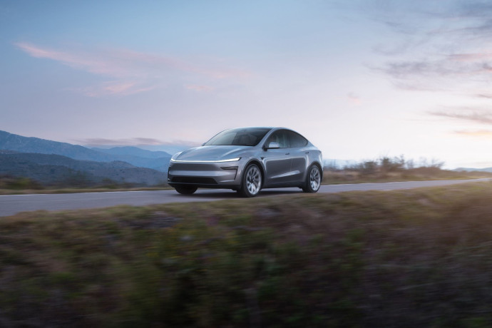 La voiture électrique Tesla Model Y.