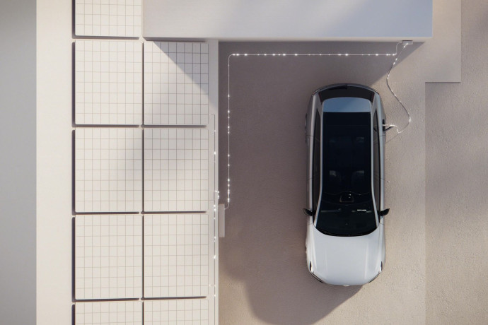La voiture électrique Volvo EX90.