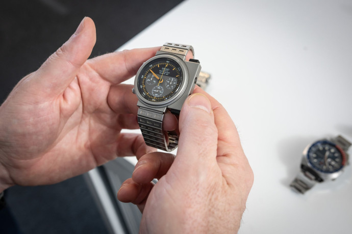 La 7A28-7000 de Seiko, que porte Sigourney Weaver dans Aliens, le retour (1986), a été dessinée par Giorgetto Giugiaro.