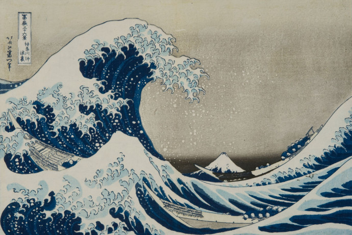 La Grande Vague de Kanagawa, de l'artiste japonais Katsushika Hokusai, a réussi l'exploit de s’imposer dans les rétines du monde entier, 2025 - TGL