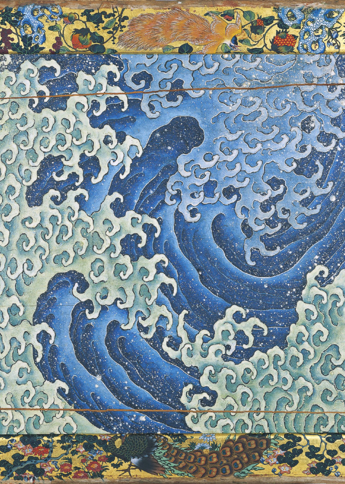 La vague masculine de Katsushika Hokusai.