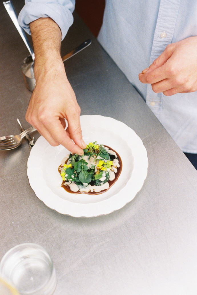 L’un des plats raffinés du Bloesem à Anvers.