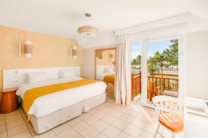 L’une des chambres du resort martiniquais Les Boucaniers.