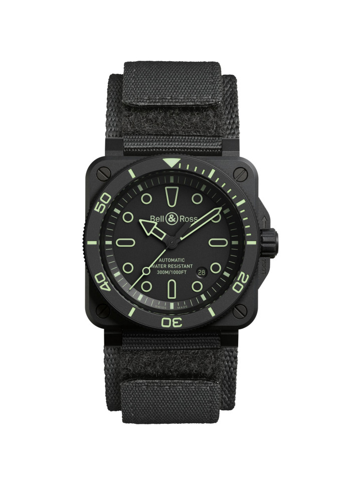 La BR-03 Diver Lum Outline de Bell & Ross.
