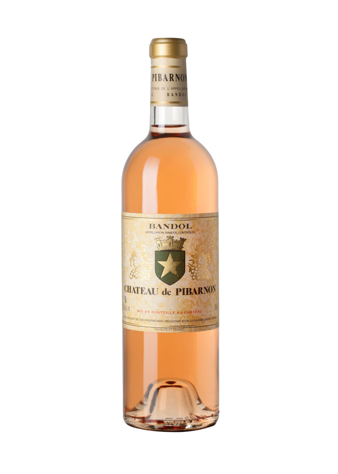 Le rosé du Château de Pibarnon.