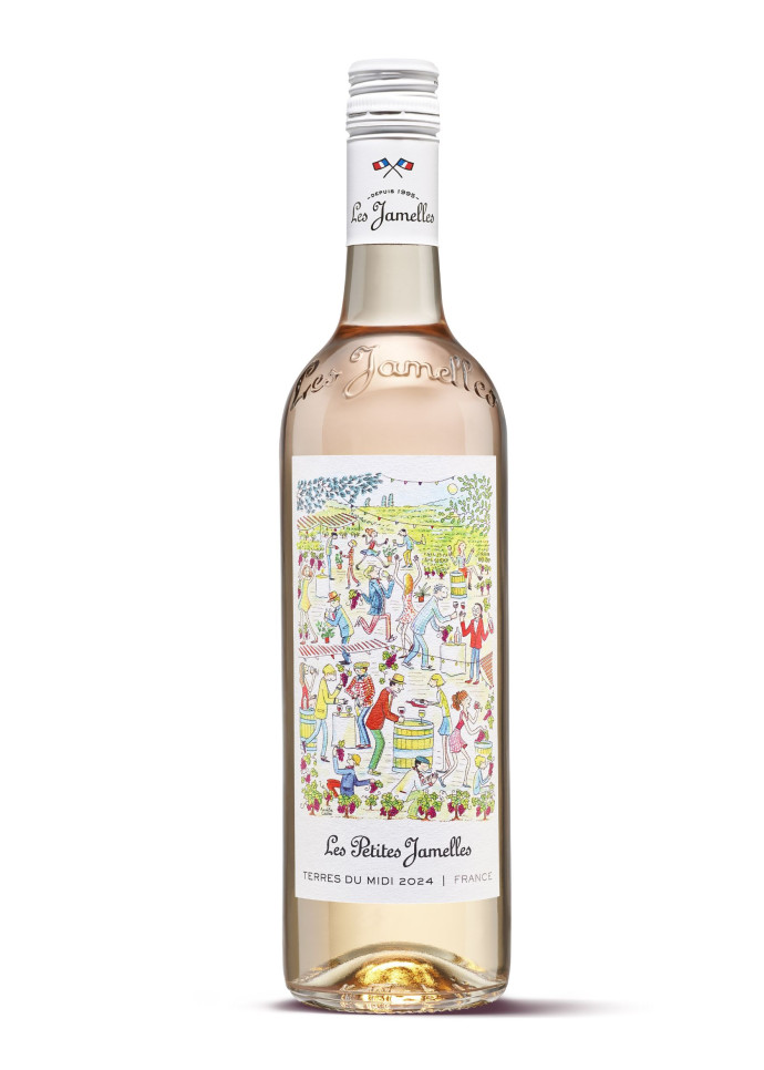 Le rosé Les Petites Jamelles.