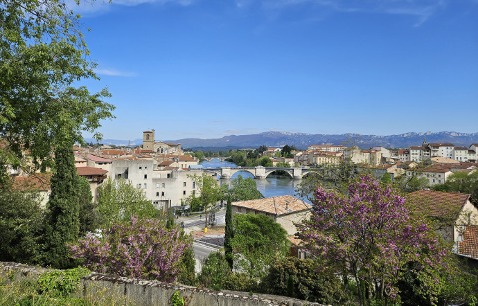 Valence depuis le belvédère Saint-Romain.