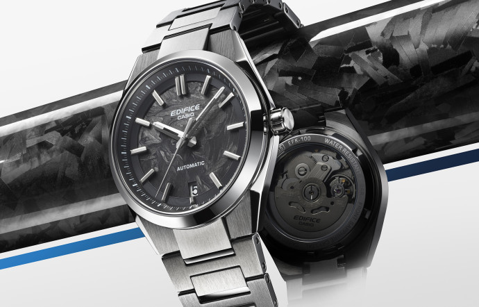 casio première montre automatique sous la marque édifice