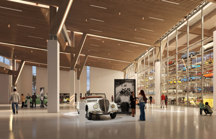 Un aperçu du futur musée Renault…
