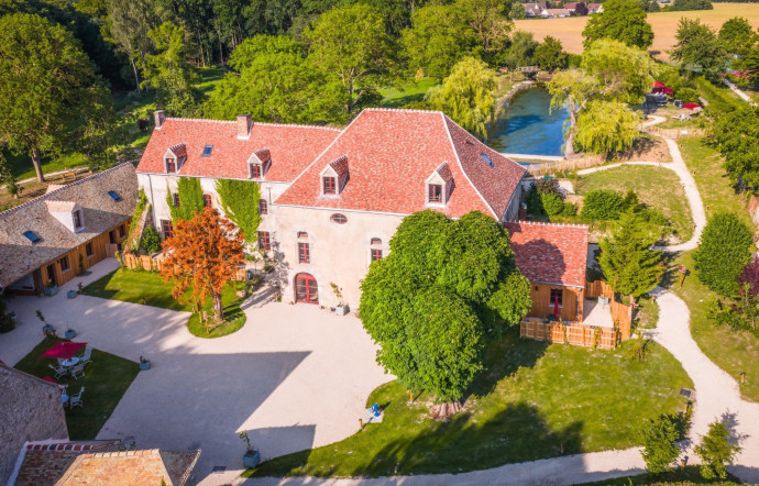 Le domaine vu du ciel.