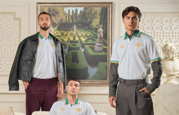 maillots de foot as roma