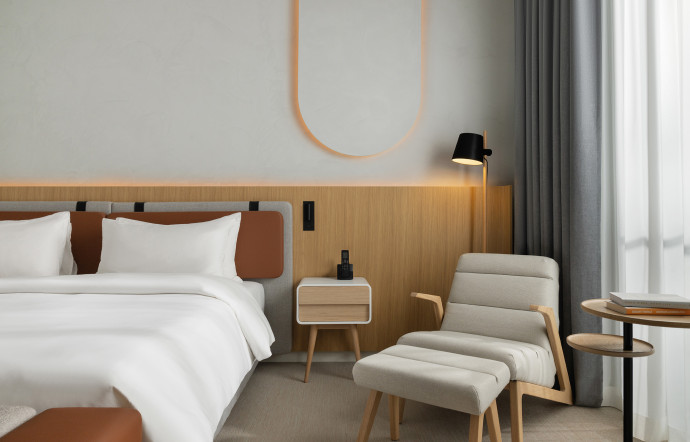 L’hôtel n’en oublie pas d’être beau et confortable.