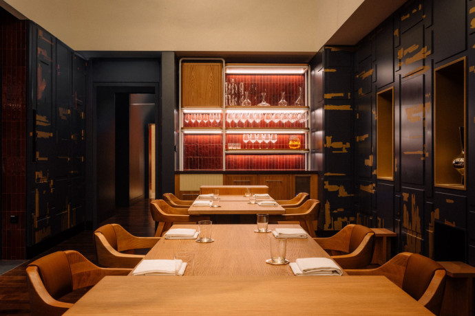 La salle du nouveau triplement étoilé FZN de Björn Frantzén, à Dubaï.