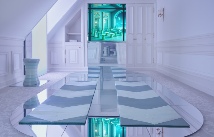 L’expérience inclut une véritable salle de méditation.