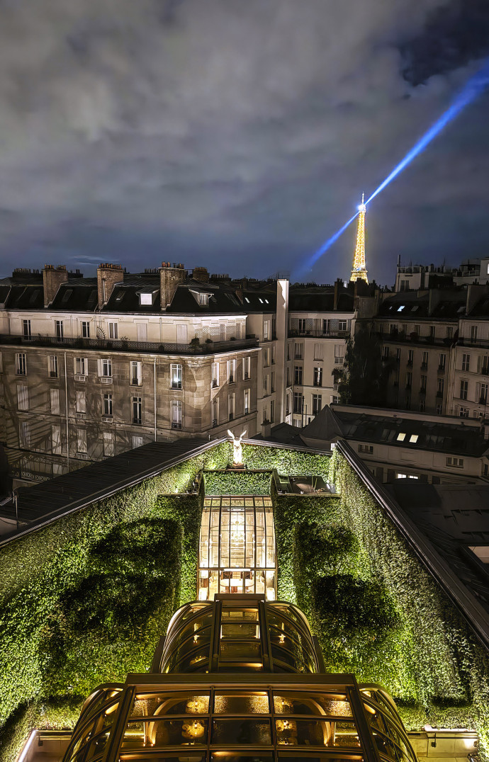 RH Paris, vu du ciel.