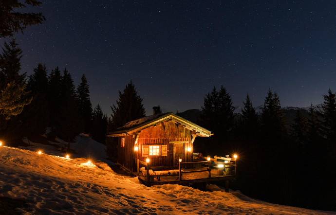 C&rsquo;est dans cette petite montagnette que des dîners savoyards s&rsquo;organisent sur demande.