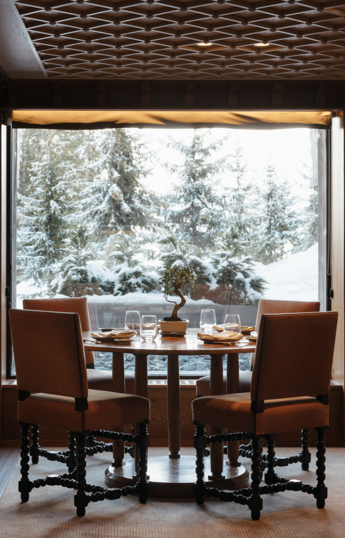 La montagne n&rsquo;est jamais loin… Même dans ce sanctuaire zen.