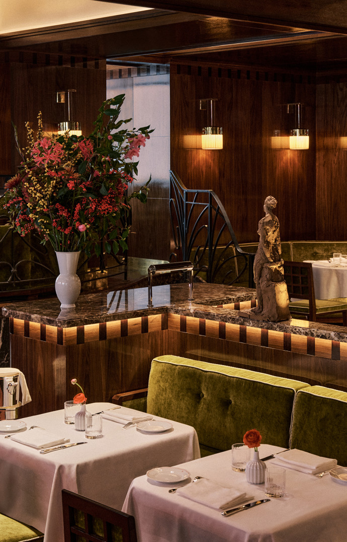 En Europe, Sant Ambroeus joue une partition déco plus élégante qu’aux Etats-Unis grâce au concours de Fabrizio Casiraghi.