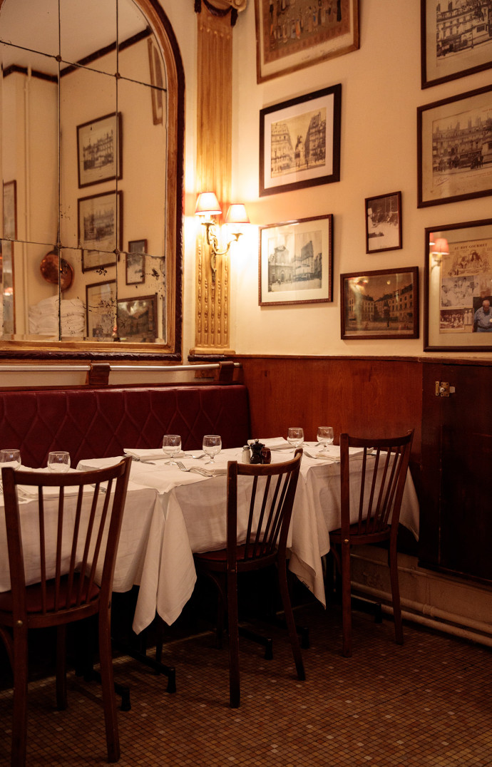 Chez Georges est un restaurant traditionnel par excellence.