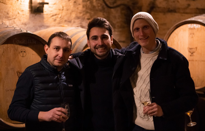 Amaury, Mayeul et Aloïs Bazin de Jessey.