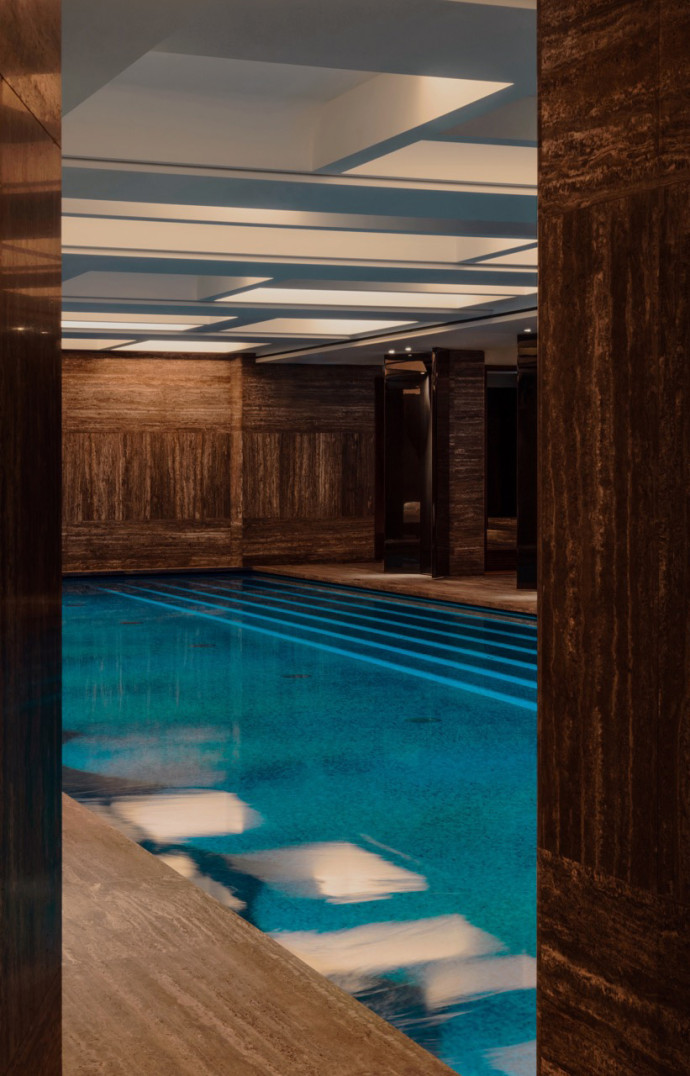 La nouvelle piscine du spa Augustinus Bader.