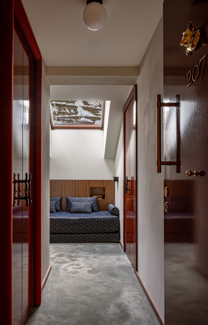 experimental chalet hôtel montagne hiver