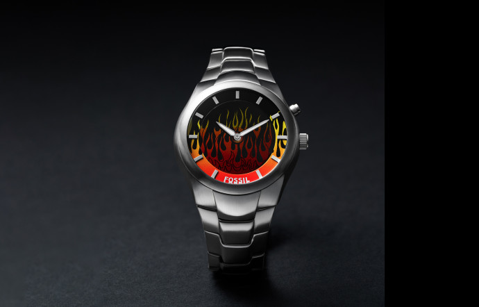 fossil montre big tic