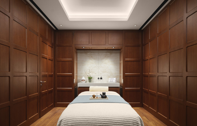 Le spa offre des cabines dans le goût du reste de l&rsquo;hôtel.
