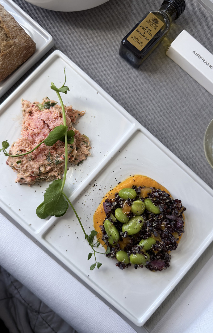 Les entrées, colorées et fortes d&rsquo;un jeu équilibré de texture, mettent en appétit.