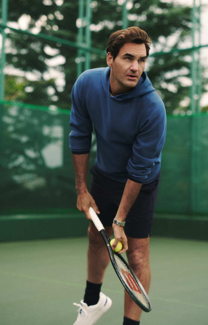 La collection UNIQLO x Roger Federer se porte à la ville comme sur les courts.