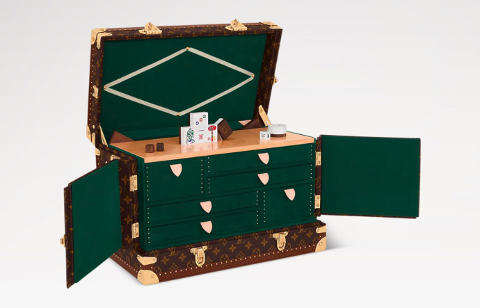 La malle à Mahjong selon Louis Vuitton.