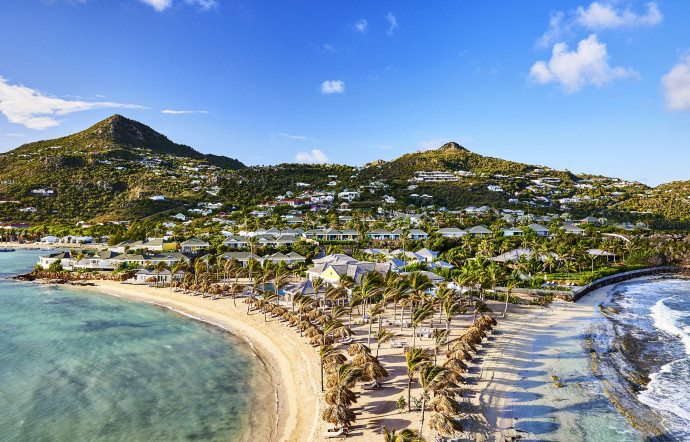 Avec ses deux plages semi-privées, le Rosewood Guanahani est un havre de paix à Saint-Barth.