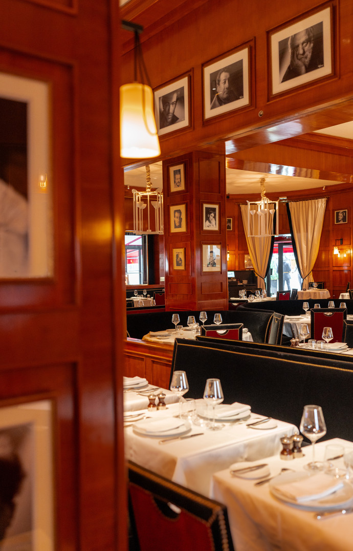 La célèbre brasserie du Fouquet&rsquo;s.