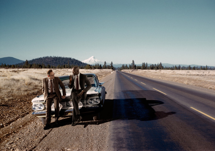 Lee Shulman et Omar Victor Diop, Being There, 2023Avec l’aimable autorisation des artistes.