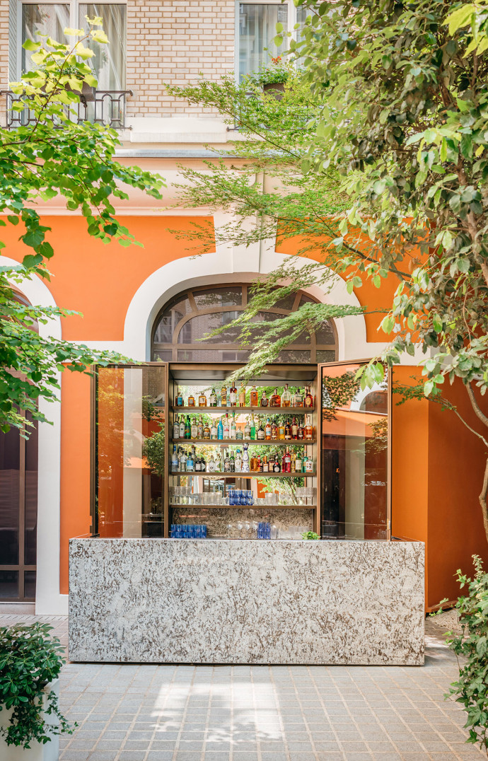 Le bar Matsuhisa offre un cadre bucolique à ses hôtes.