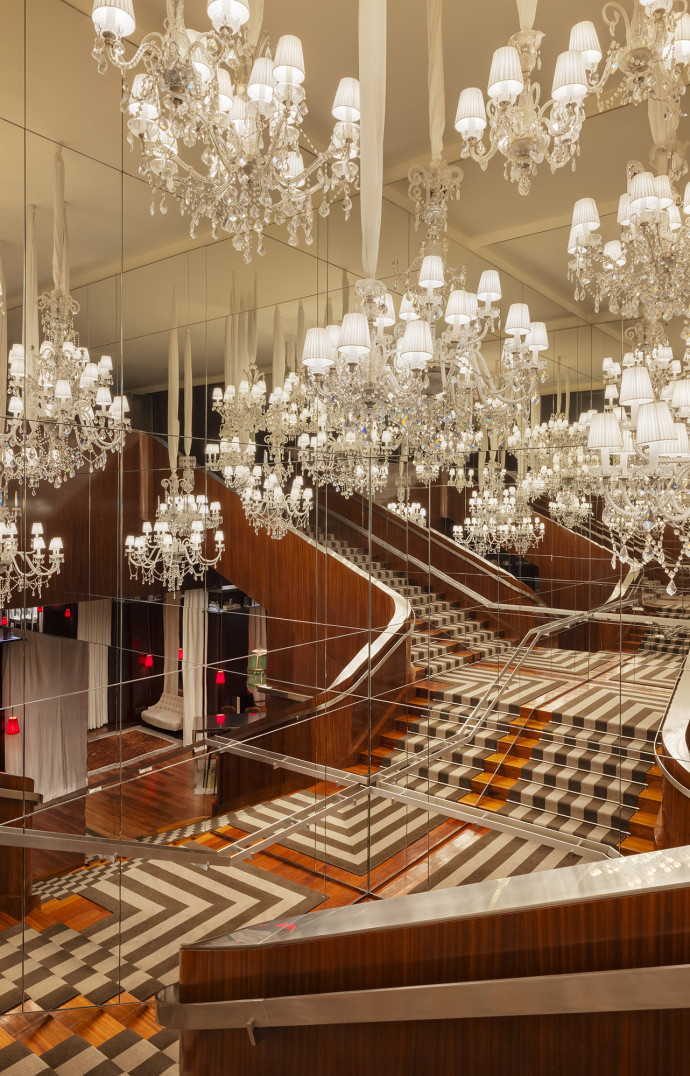 La galerie des glaces… selon le Royal Monceau.